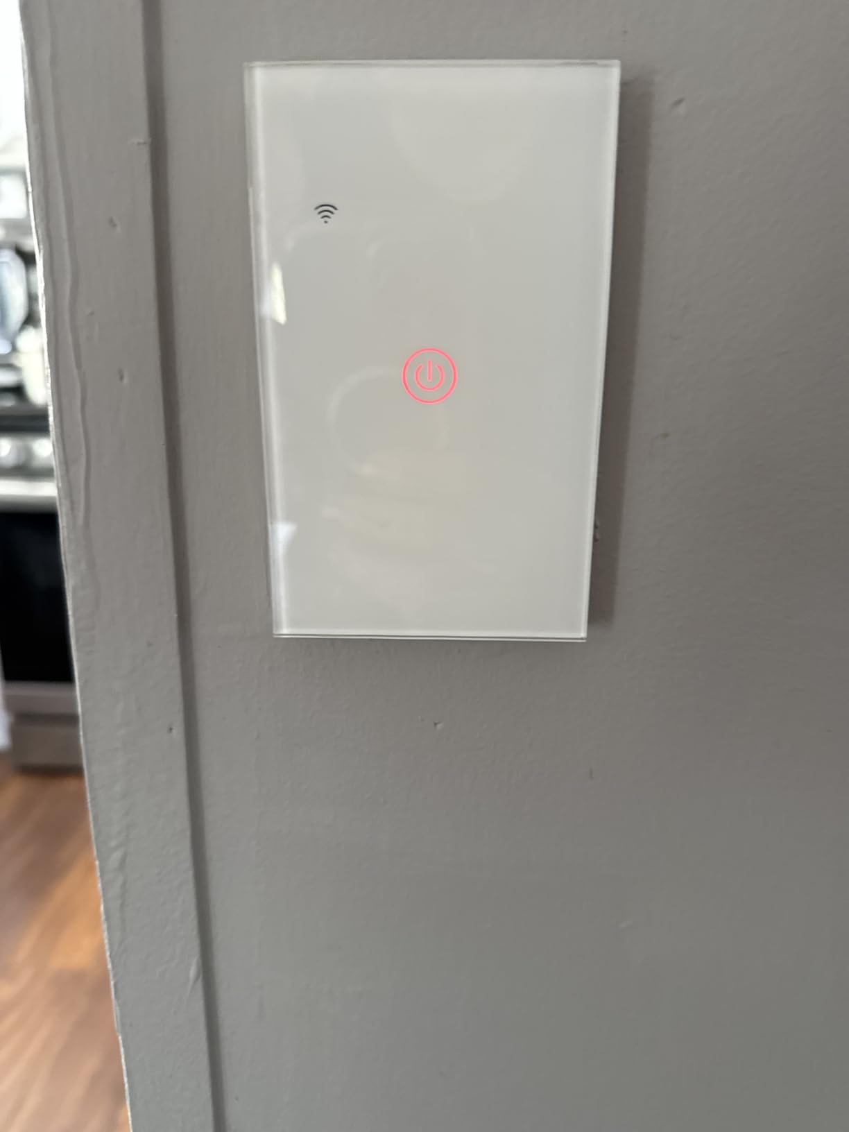 Smart Touch Wall Light Switch with Matter, Tempered-Glass Panel, Neutral Wire Required, Single-Pole, 2.4GHz Wi-Fi, App/Voice Control with Alexa/Google/Apple Home, Timers & Schedules 2 Gang – 3 Pack customer photo 1