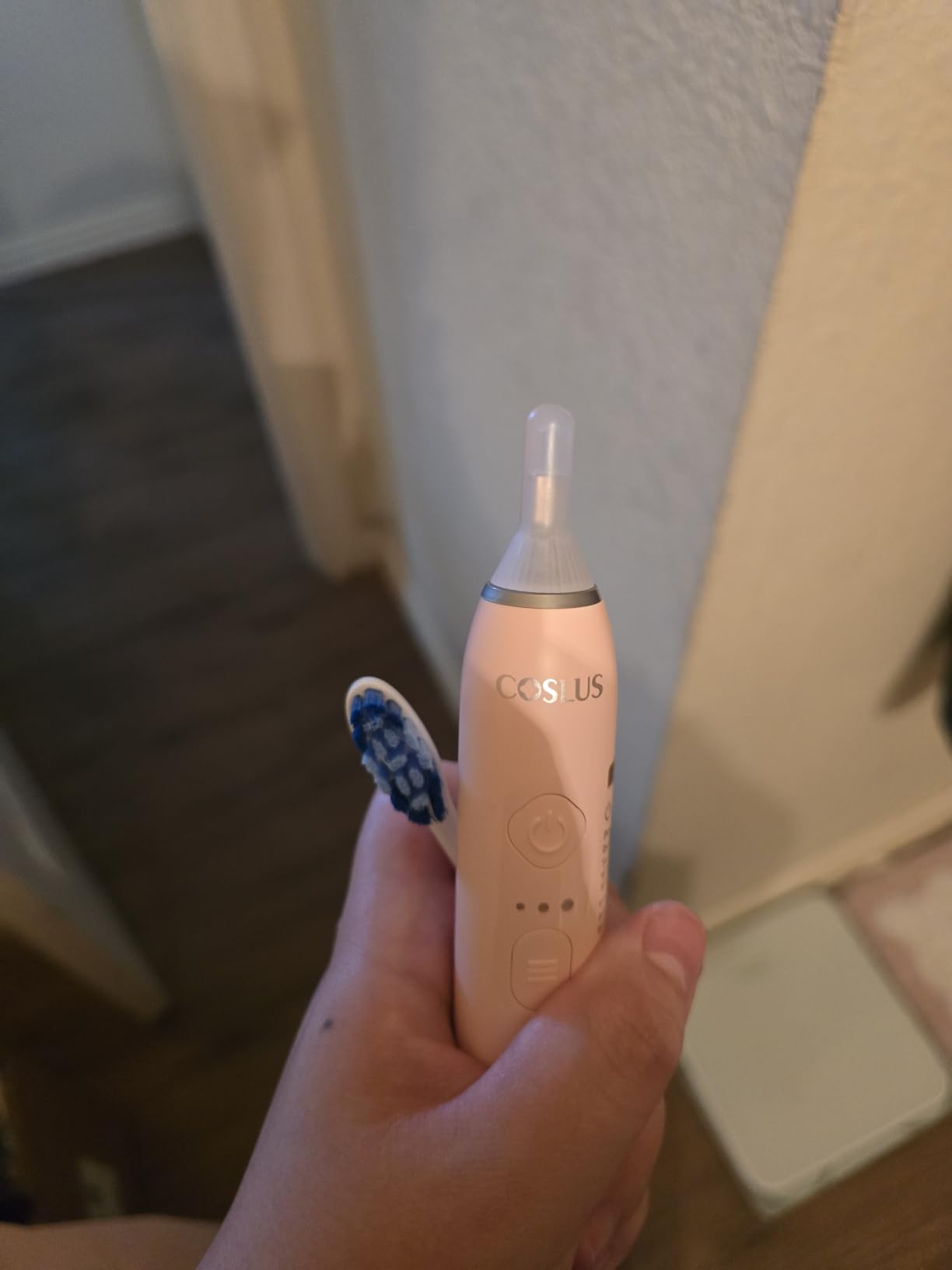 COSLUS C51C30 Water Flosser Electric Toothbrush Combo, 2-1 Oral Clean Kit customer photo 1