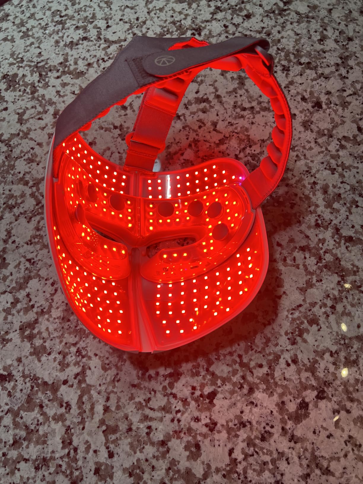 TheraFace Therabody Mask Glo - Cordless LED Skincare Face Mask with Red/Blue/Infrared Light & Relaxing Scalp Massage for Glowing, Healthier-Looking Skin - FDA Cleared customer photo 2