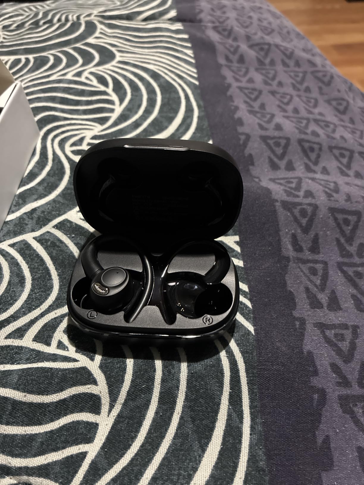 Wireless Earbuds, Bluetooth 5.4 Headphones Sport Over Ear Buds With ENC Mic | Noise Cancelling, 48H, Wireless Earphone With Earhooks, Stereo Deep Bass, IP7 Waterproof ear bud for Workout Running, Black customer photo 2