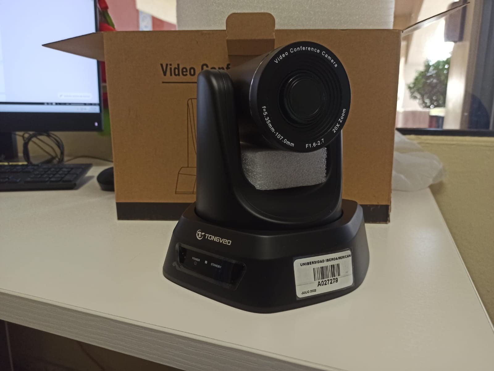 TONGVEO 4K AI PTZ Camera with Auto Tracking and 20X Optical Zoom, Conference Room Webcam with HDMI/USB3.0/LAN/PoE, Ideal for Church Worship, Zoom Meetings, Live Streaming and Education customer photo 1