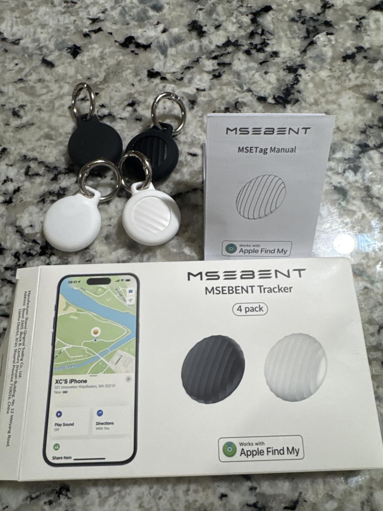 Tracker Tag - 2 Pack [Apple MFi Certified] Bluetooth Trackers Works with Apple Find My (iOS Only) - IP67 Waterproof Item Finders | Track Keys, Wallet, Luggage, Backpack customer photo 1