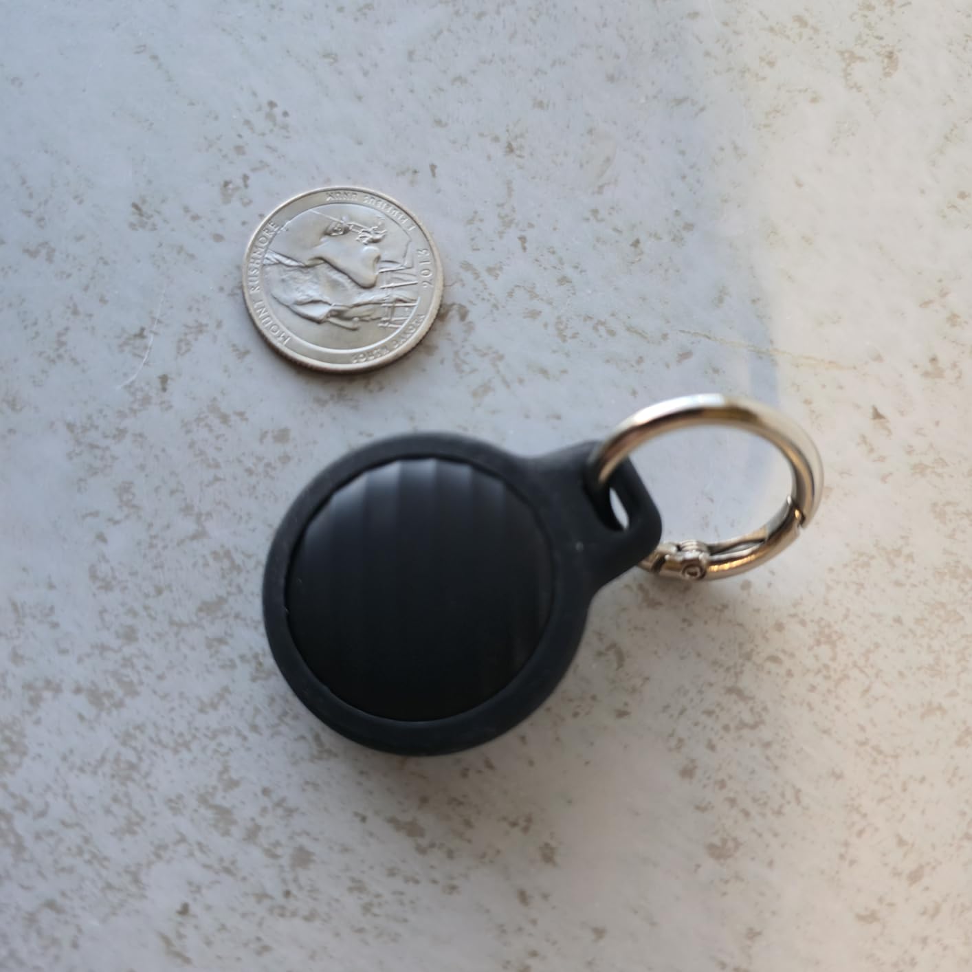 Tracker Tag - 2 Pack [Apple MFi Certified] Bluetooth Trackers Works with Apple Find My (iOS Only) - IP67 Waterproof Item Finders | Track Keys, Wallet, Luggage, Backpack customer photo 2