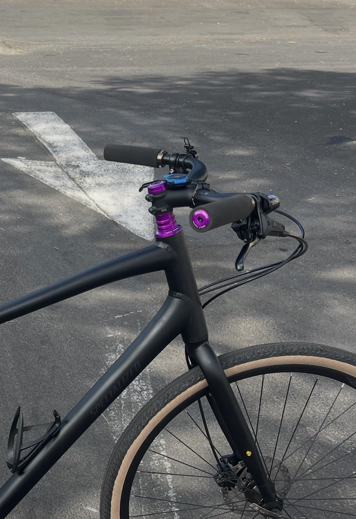 Quad Lock Out Front Handlebar Bicycle Phone Mount (V3) for iPhone, Galaxy, Pixel and Universal Adapters customer photo 1