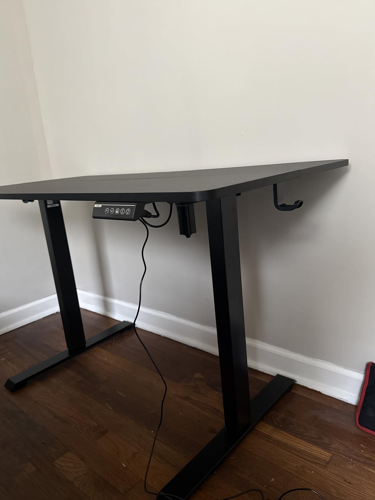 Veken 47.2 Inch Large Electric Standing Desk, Gaming Table, Black | Height Adjustable Sit Stand Up Computer Tables for Home Office, Study , Writing, Suit students, employees and group work customer photo 1