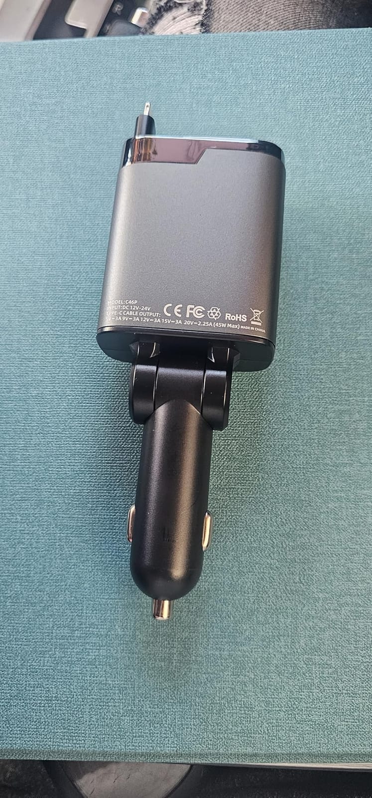 84W Retractable Car Charger, 4-in-1 Car Charger Adapter USB C Fast Charge customer photo 2