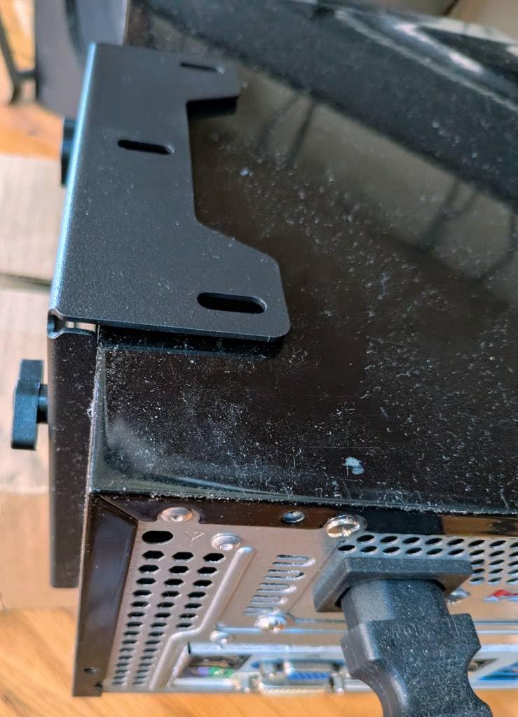 PUTORSEN Under Desk Mini PC Mount NAS Mount Bracket Holder customer photo 2