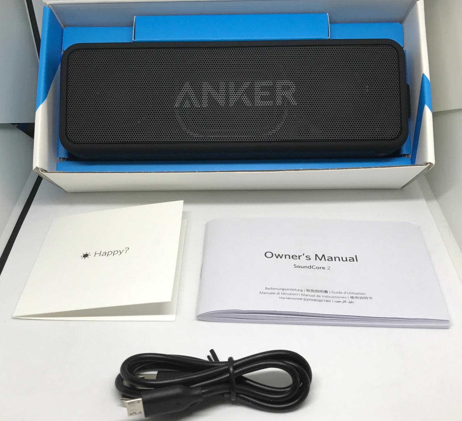 Anker soundcore 2 Portable Bluetooth Speaker, Stereo Sound, IPX7 | BassUp, 24H Playtime, Bluetooth 6, Wireless Speaker for Home, Outdoors, Travel-Mocha Brown customer photo 1