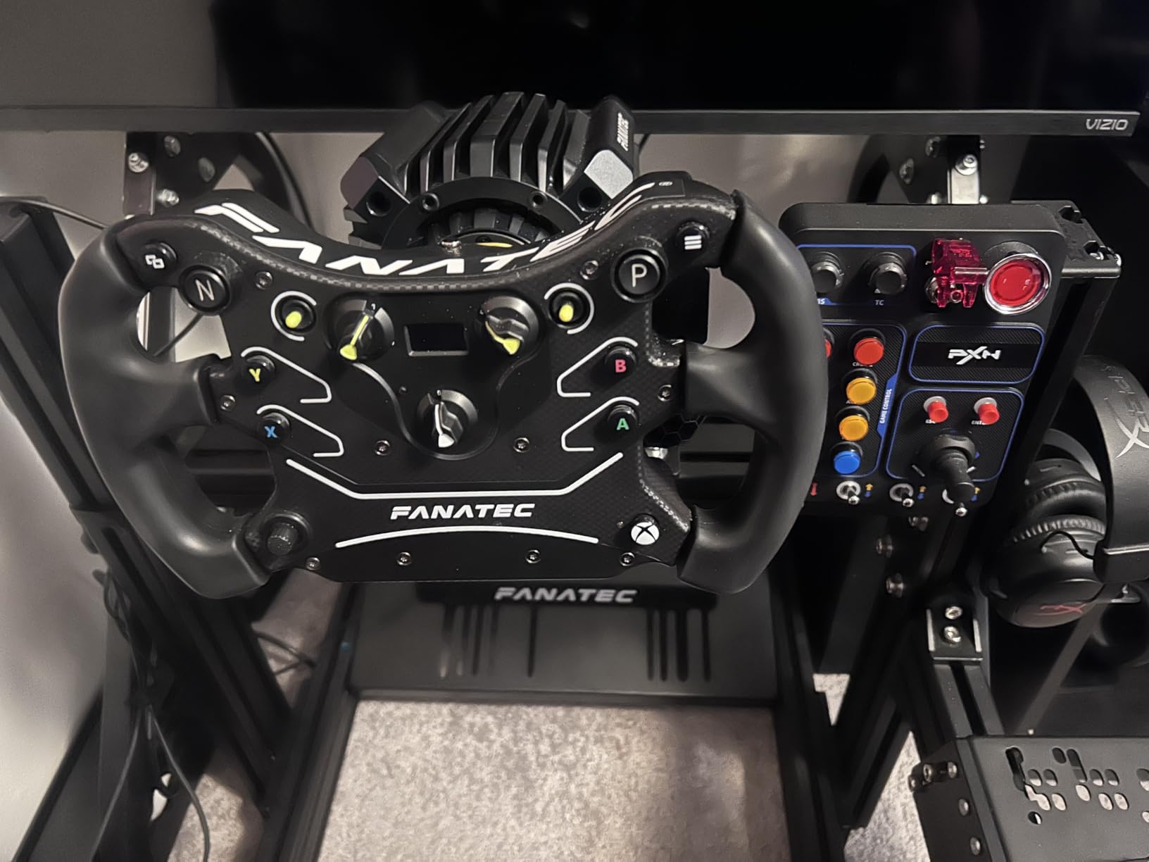 FANATEC Sim Racing CSL Steering Wheel GT3 – PC | Overmolded Grips, Custom Magnetic Shifters, Dual Analog Paddles, OLED Display, QR2 Lite Wheel-Side Preinstalled customer photo 1