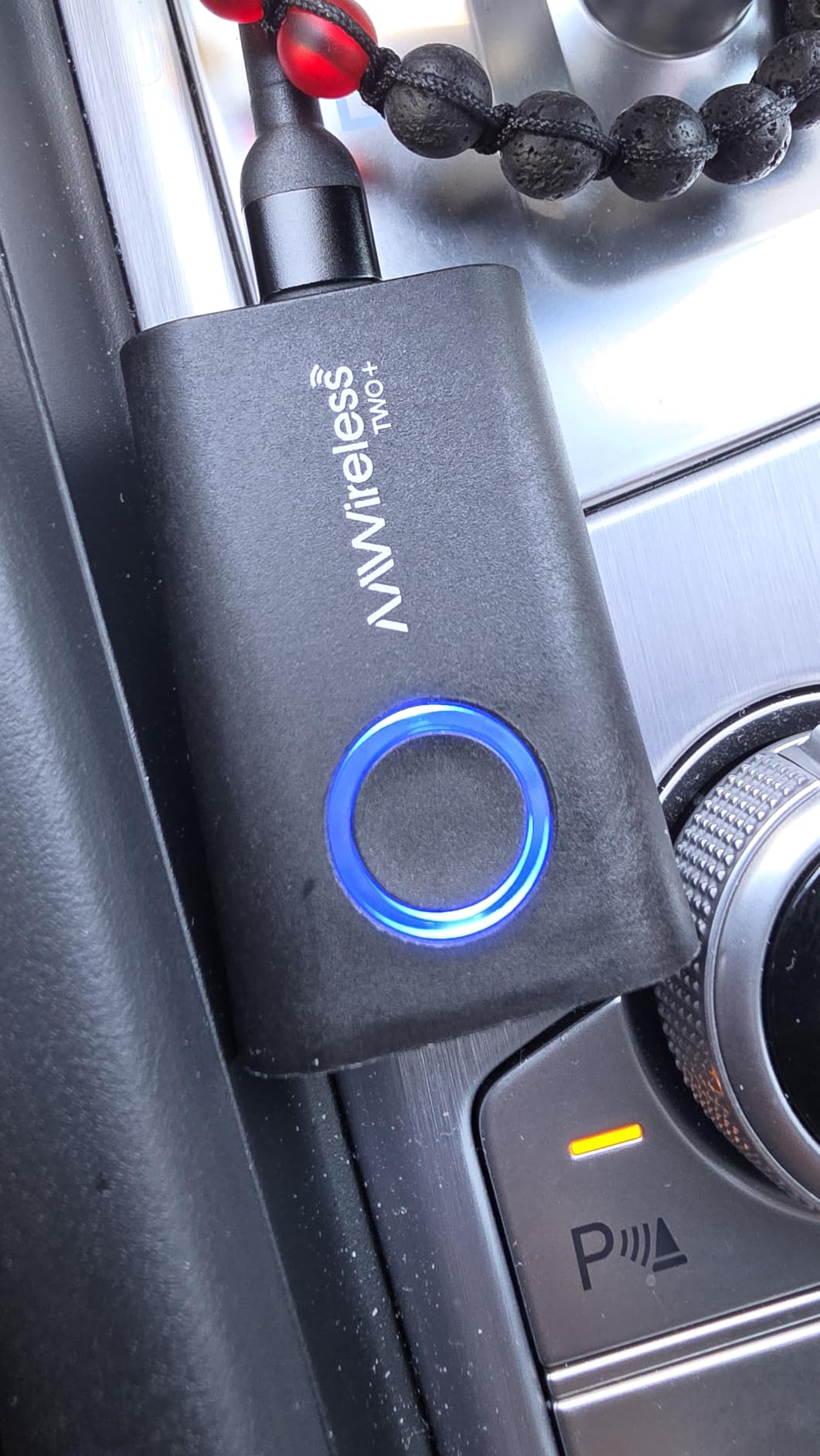 AAWireless TWO+ Compatible with Android Auto & Apple Carplay 2-in-1 Wireless Adapter | Wireless Connection via Bluetooth & WiFi | iPhone X+ & Android 11+ | Multifunctional Button | Made in Europe customer photo 1