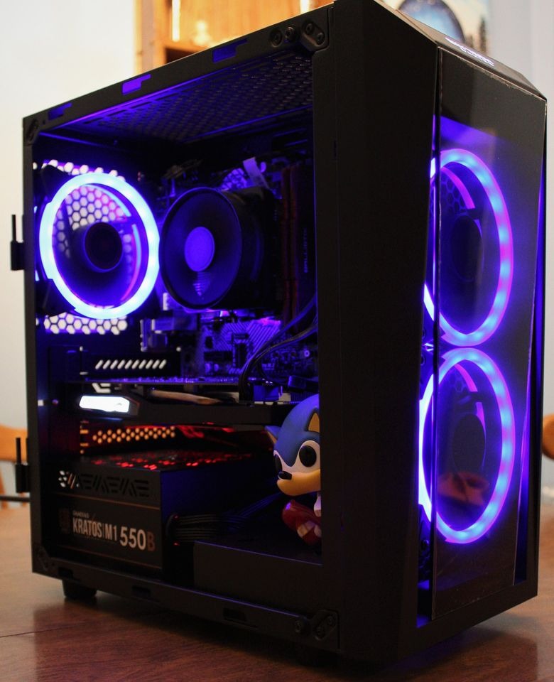 Skytech Gaming Crystal Gaming PC, AMD Ryzen 7 7700 3.8GHz, NVIDIA RTX 5060 Ti 8GB VRAM, 1TB NVMe SSD, 32GB DDR5 RAM 5600, 650W Gold PSU, Wi-Fi, Win 11, Desktop customer photo 2