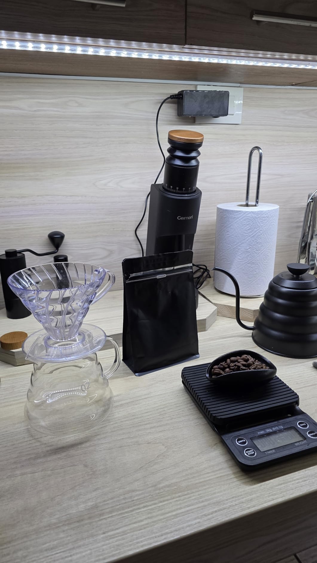 Geimori GU38 Coffee Grinder for Espresso&Drip,Conical Burr,Stepless Control customer photo 2