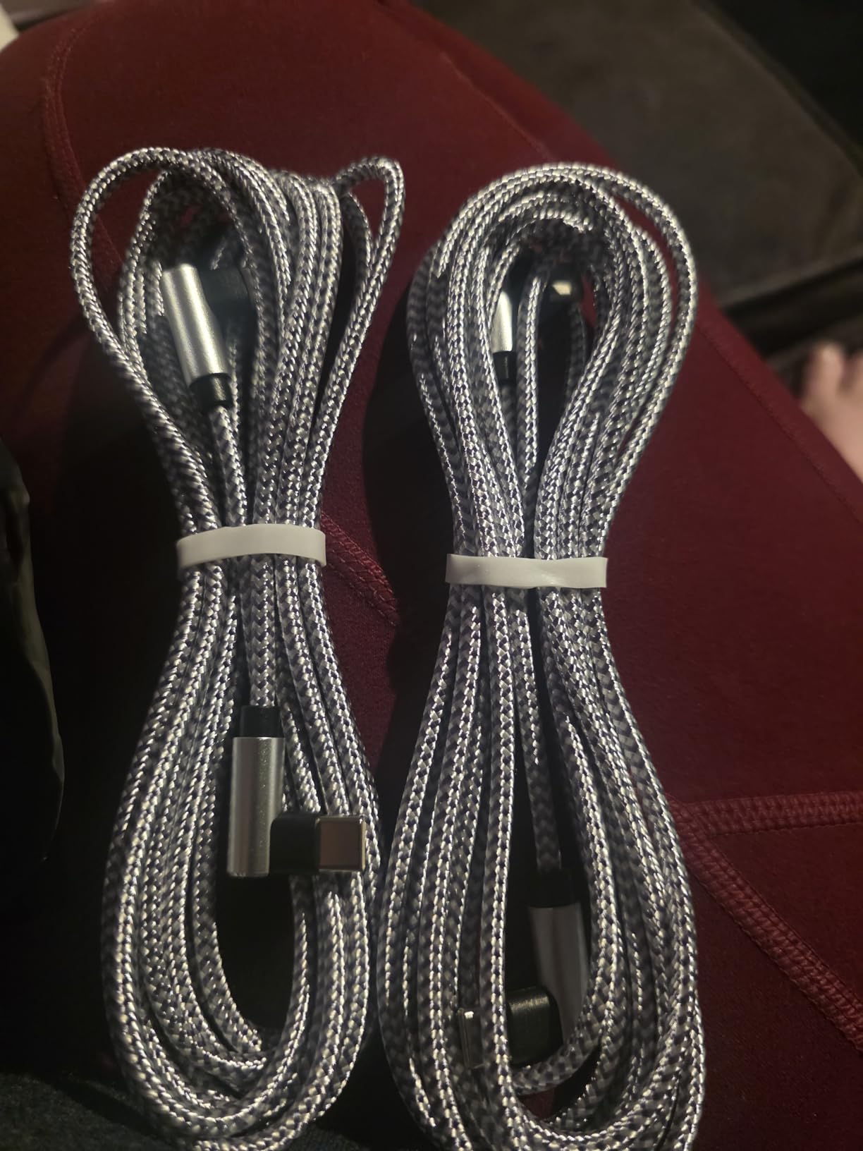 USB C Cable 10ft 2Pack, 60W Fast Charging 90 Degree Nylon Braided Cord customer photo 1