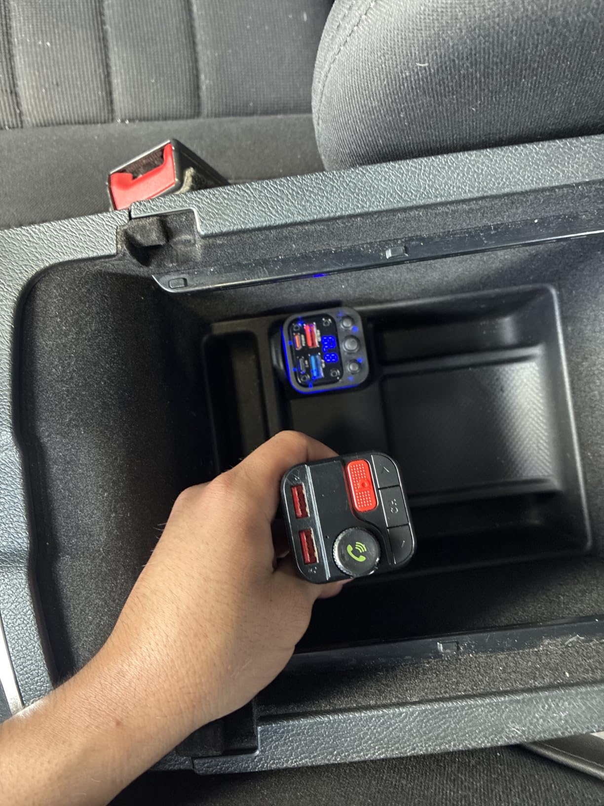 Bluetooth Fm Transmitter for Car, Fast Charging, Blue Tooth 5.4 Car Charger customer photo 2