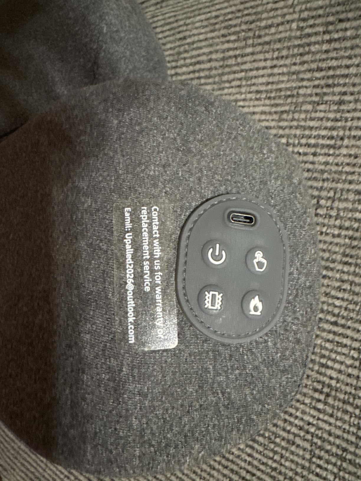 Upalled Cordless Heated Neck Massager Pillow for Pain Relief Deep Tissue customer photo 2