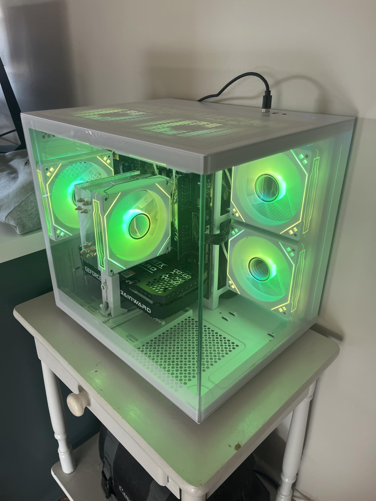 suevery Pre Built Gaming PC Core I9 RTX 5060TI 8G Desktop Computer customer photo 2