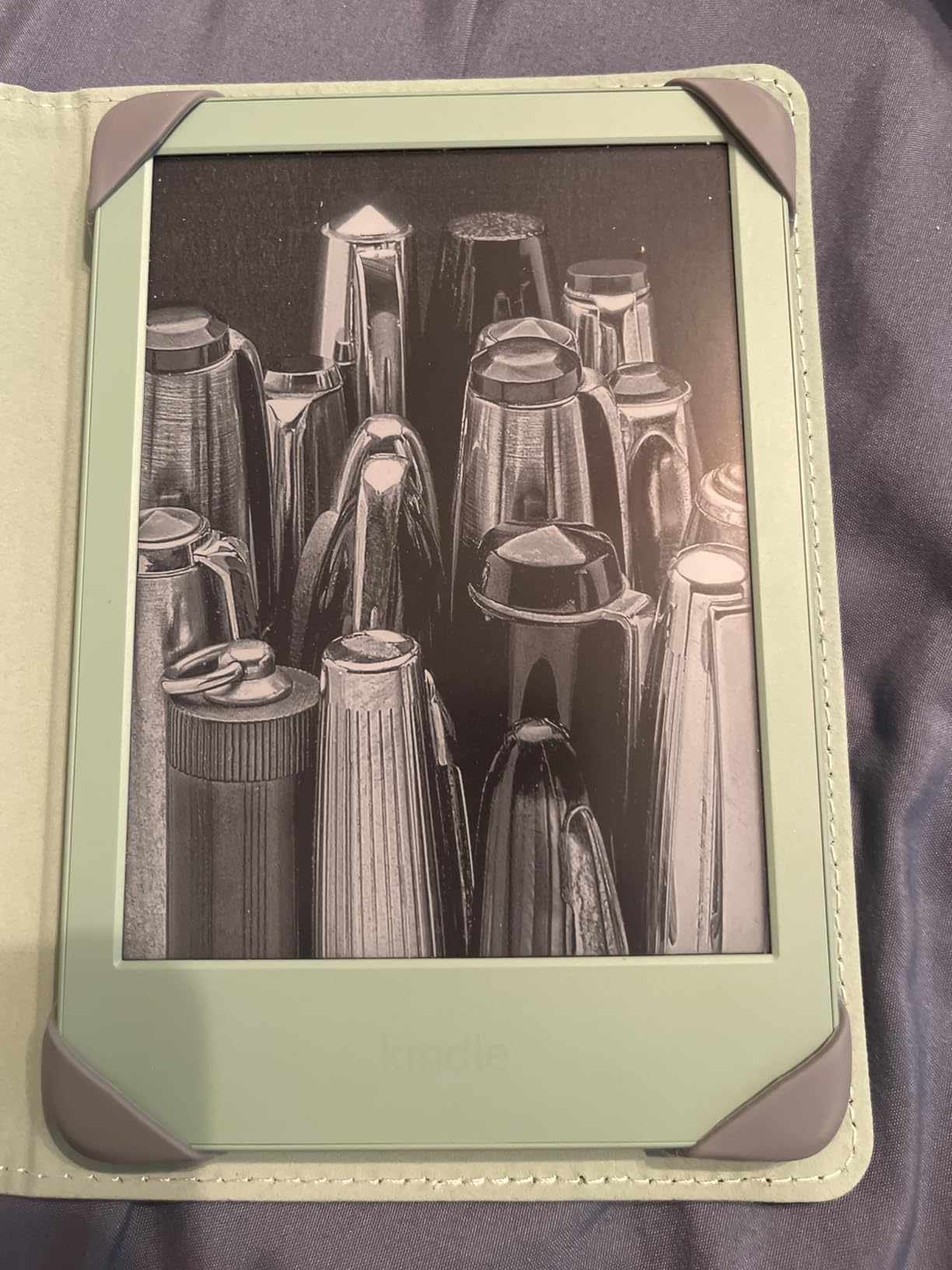 MoKo Universal Case for 6 inch Kindle eReaders and Tablets,Agave Green customer photo 1