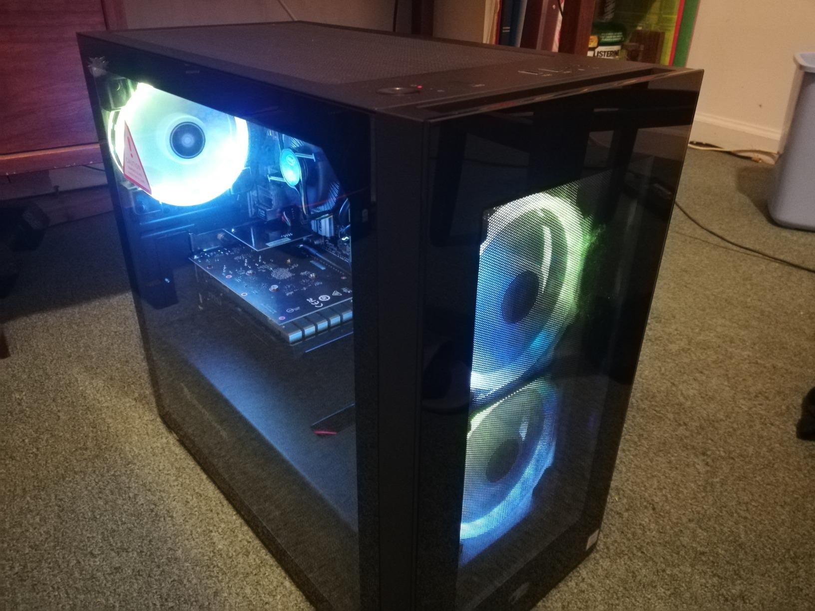 iBUYPOWER Slate Gaming PC Desktop Computer AMD Ryzen 7 9700F CPU, AMD Radeon RX 9060 8GB GPU, 16GB DDR5 RAM, 1TB NVMe SSD, Windows 11 Home, Gamer Keyboard and Mouse - SBA7R9601 customer photo 1