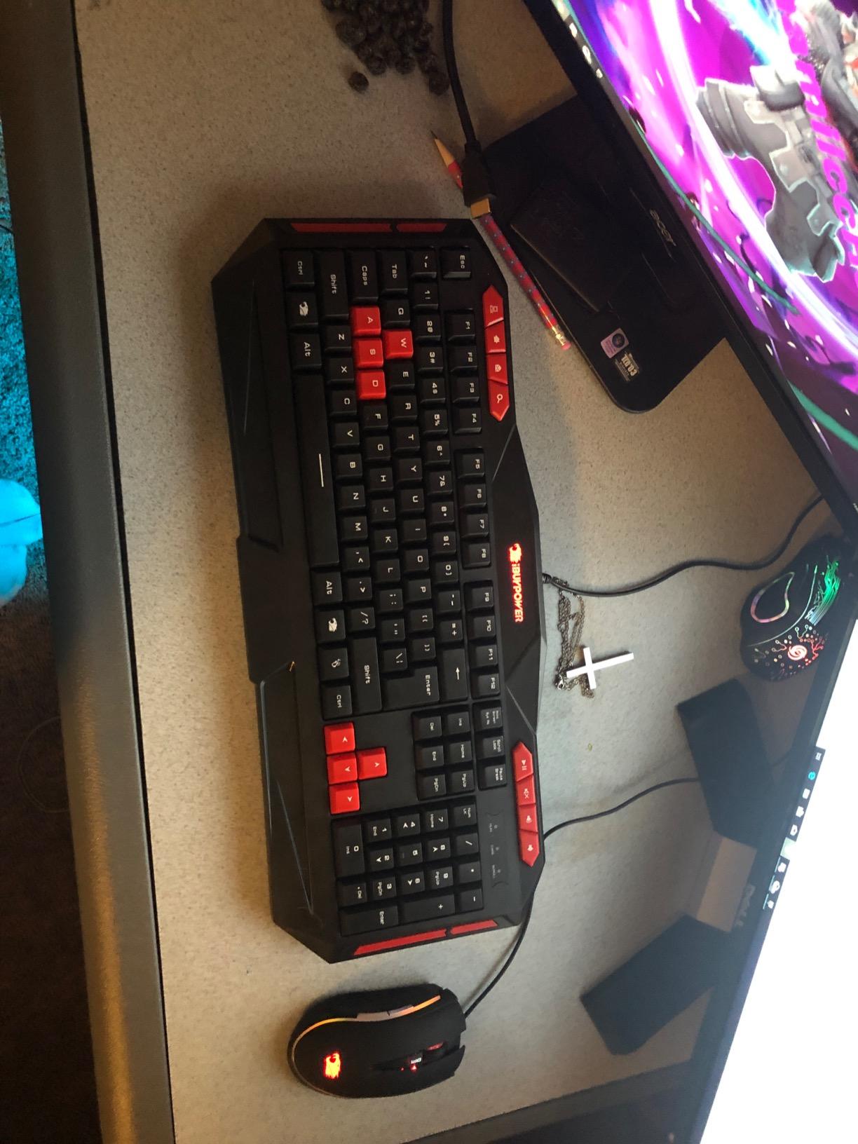 iBUYPOWER Slate Gaming PC Desktop Computer AMD Ryzen 7 9700F CPU, AMD Radeon RX 9060 8GB GPU, 16GB DDR5 RAM, 1TB NVMe SSD, Windows 11 Home, Gamer Keyboard and Mouse - SBA7R9601 customer photo 2