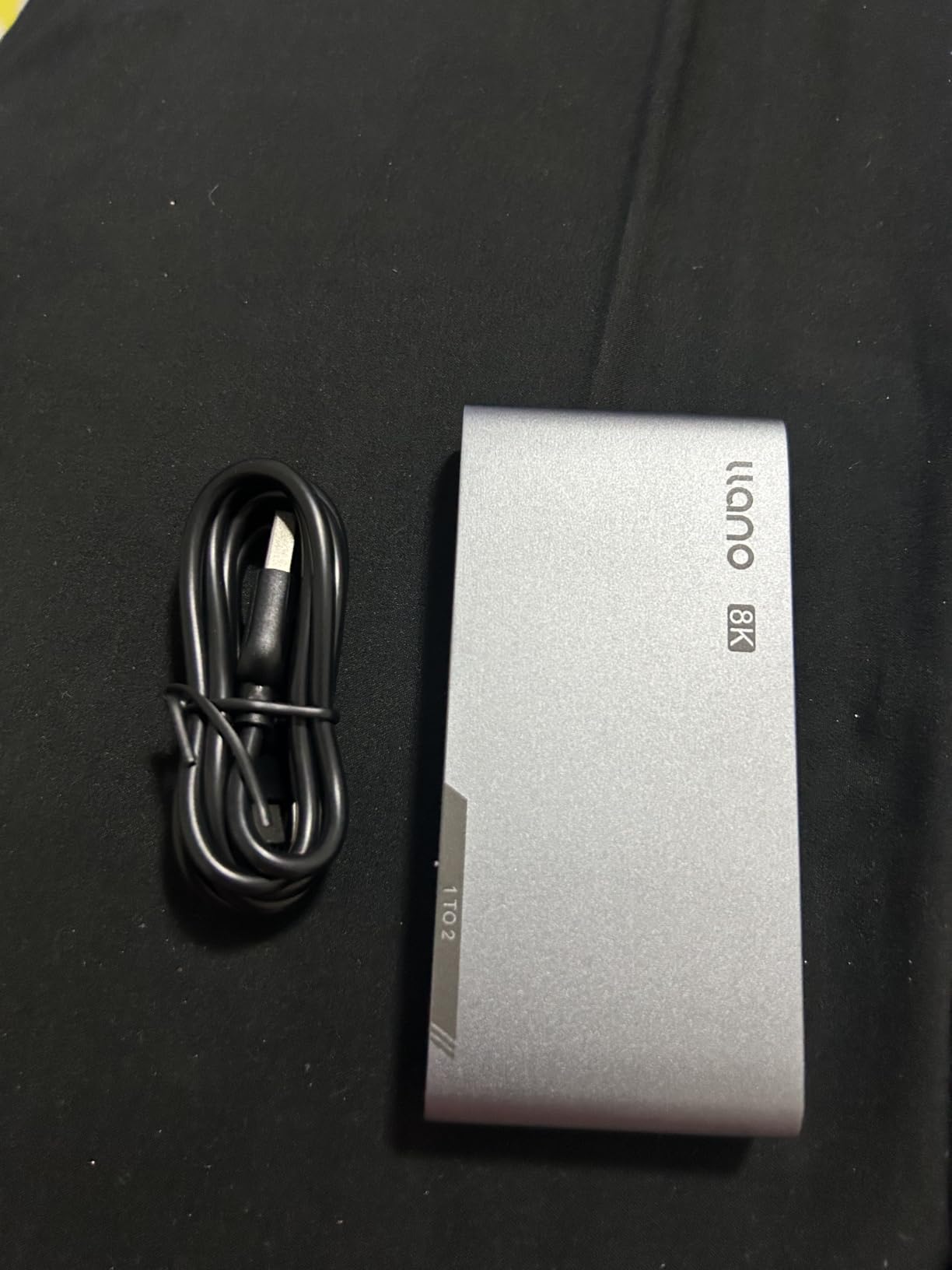 llano HDMI 2.1 Splitter 1 in 2 Out, 8K@60Hz 4K@120Hz/240Hz, SST & Mirror Mode Only (No Extend), HDCP 2.3, HDR10, Dolby Vision, for PS5, Xbox, Apple TV, Laptop, Aluminum Case customer photo 2