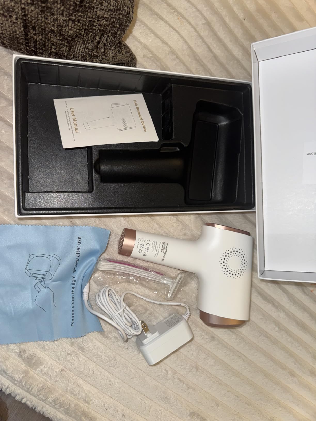 Ubroo IPL Laser Hair Removal Device, 21J Energy, 41°F Ice Cooling customer photo 2