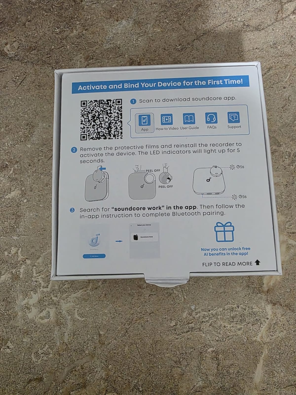 soundcore Work by Anker, Coin-Sized AI Voice Recorder, 64 GB, MFi-Certified customer photo 1