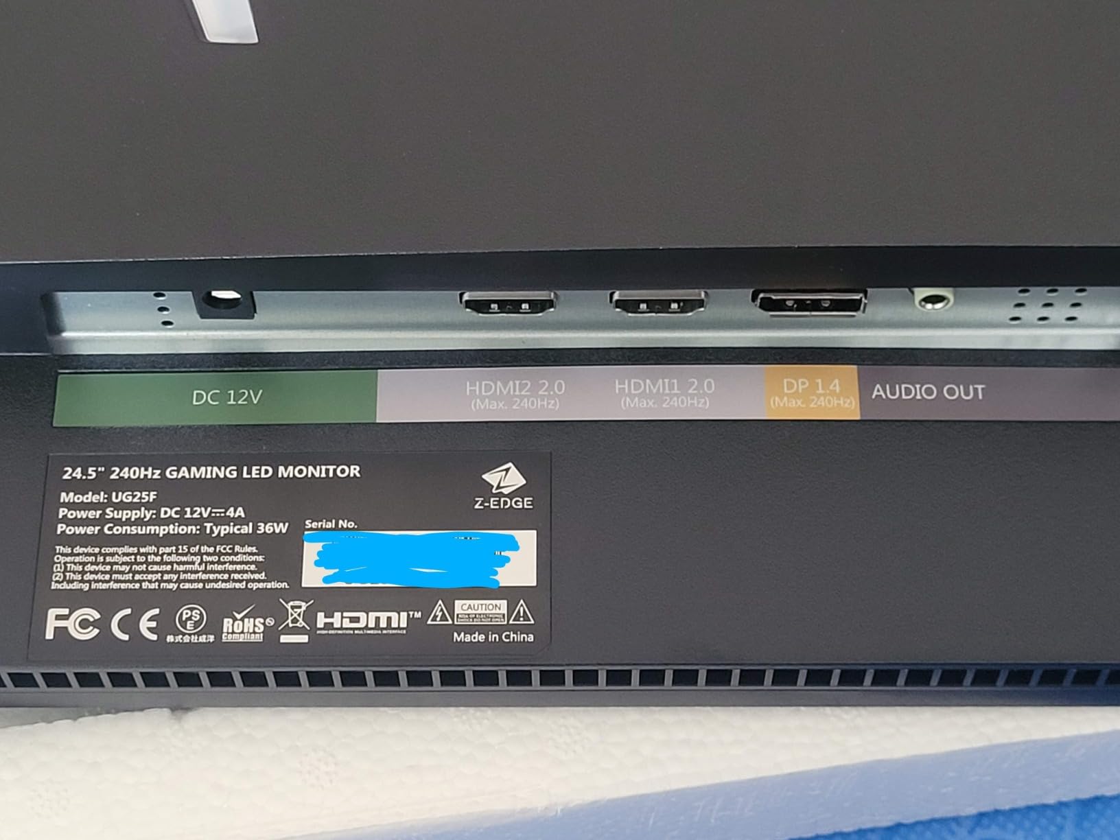 Z-Edge 49 inch Ultrawide Curved Computer Monitor, DQHD 5120x1440, 165Hz customer photo 2