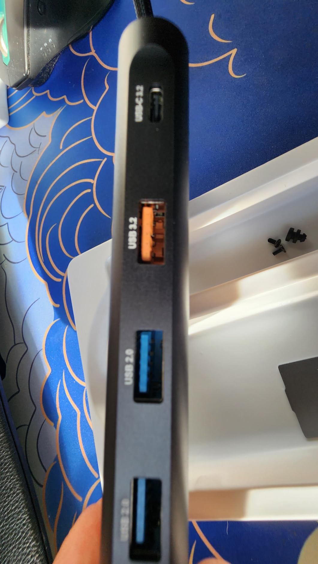 USB C Dock with M.2 NVMe SSD Enclosure, 10Gbps M.2 NVMe SSD Docking Station, USB C Hub with SSD Slot, Laptop Docking Station with 4K HDMI/PD100W/USB 3.2 Gen2/VGA/Gigabit LAN/SD/TF Card Reader customer photo 1