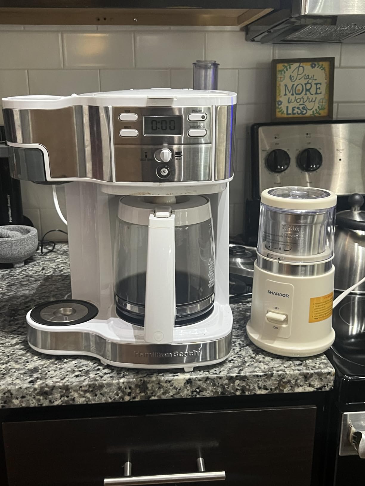 SHARDOR Quiet Coffee Grinder Electric, 70g Removable Bowl Spice Grinder for Coffee Beans, Seeds and Grains, Super Silent Grinding Mill with 60dB Low Noise, 2.5oz Capacity, Black customer photo 1