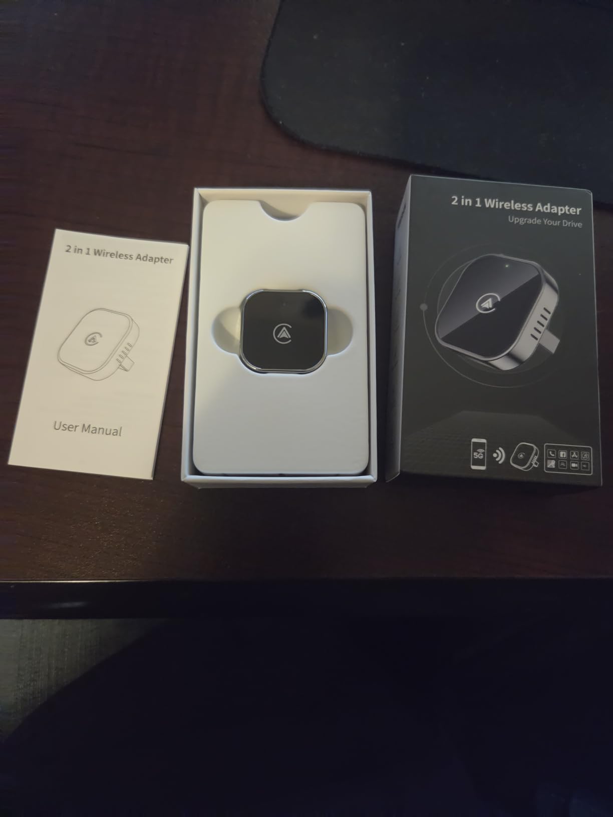 Teeran 2 in 1 Wireless CarPlay and Android Auto Adapter customer photo 1