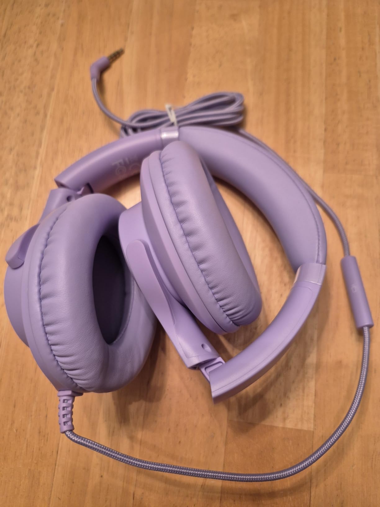 USB C Wired Headphones with Mic, Volume Control, Over-Ear for School, Black customer photo 2