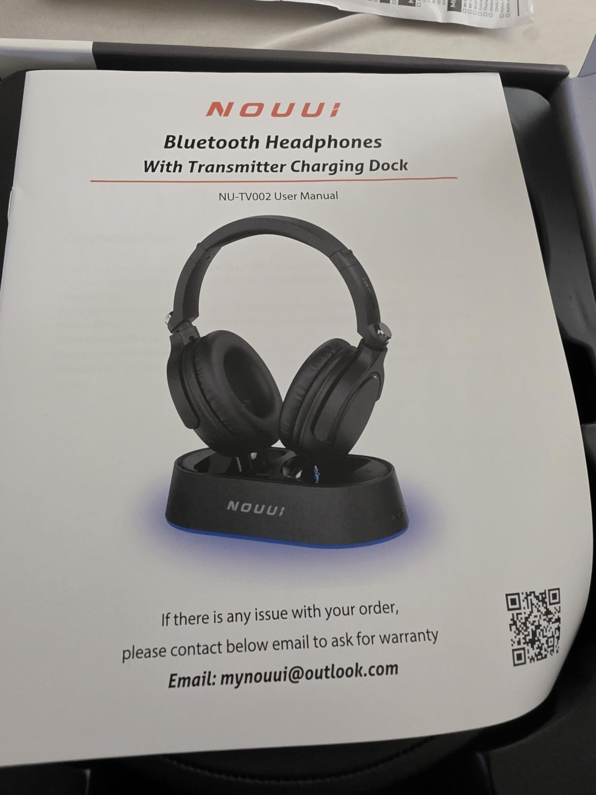 Wireless Headphones for TV Watching, TV Headphones Wireless for Seniors with Transmitter Charging Base, 65H No Audio Delay Bluetooth Headphones for TV, HiFi Stereo Sound, Gifts for Parents/Elderly customer photo 1