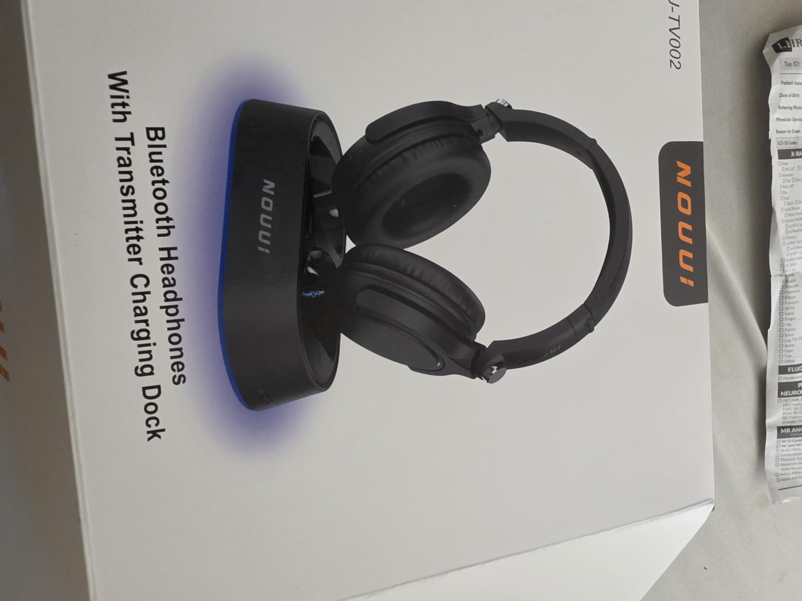 Wireless Headphones for TV Watching, TV Headphones Wireless for Seniors with Transmitter Charging Base, 65H No Audio Delay Bluetooth Headphones for TV, HiFi Stereo Sound, Gifts for Parents/Elderly customer photo 2