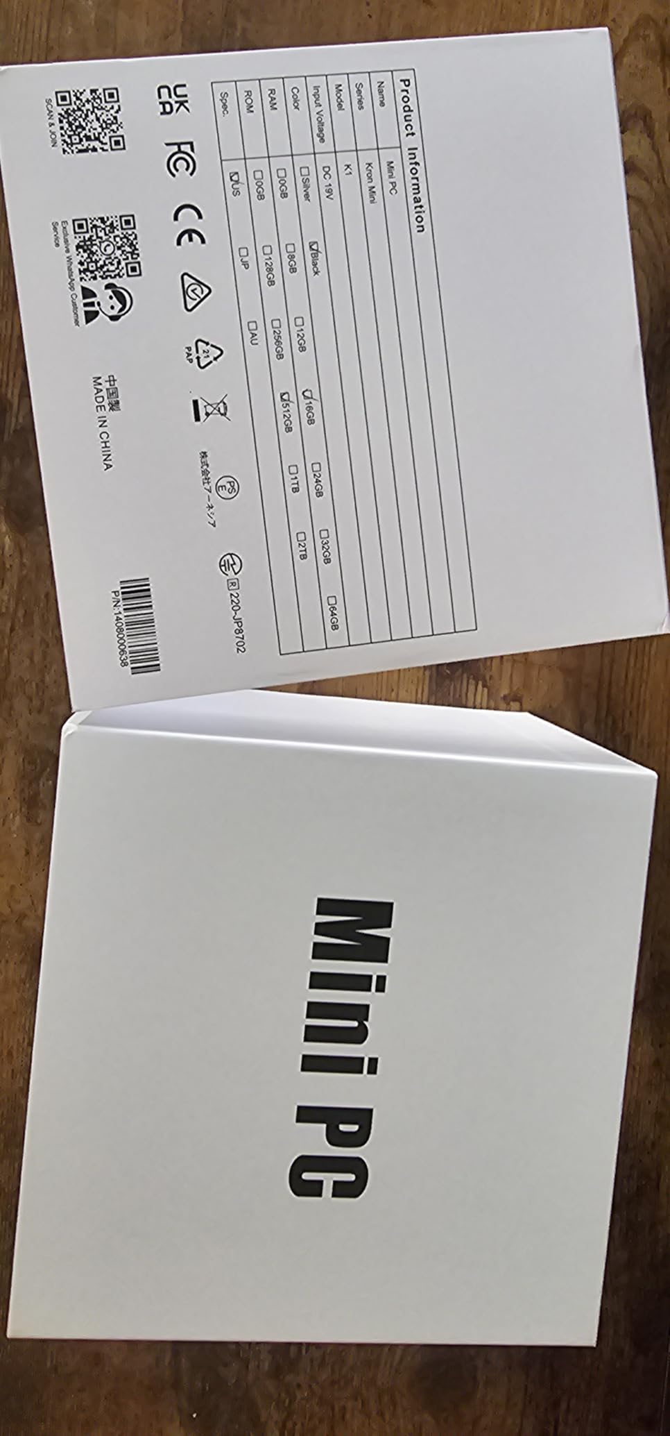 ACEMAGIC K1 Mini PC Windows 11 Pro, AMD Ryzen 5 7530U, 16GB RAM, 512GB SSD customer photo 2