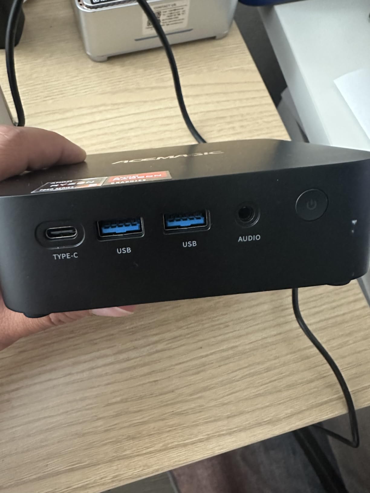 ACEMAGIC K1 Mini PC Windows 11 Pro, AMD Ryzen 5 7430U, 16GB DDR4, 512GB SSD customer photo 1