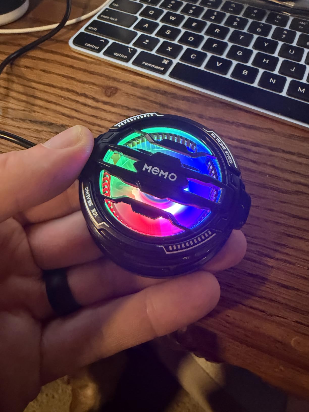 Magnetic Phone Cooler Gaming Semiconductor Fan for iPhone Android customer photo 1