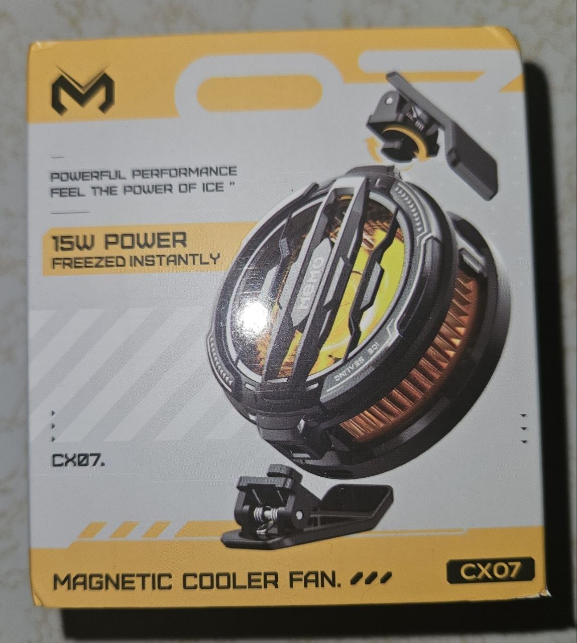 Magnetic Phone Cooler Gaming Semiconductor Fan for iPhone Android customer photo 2