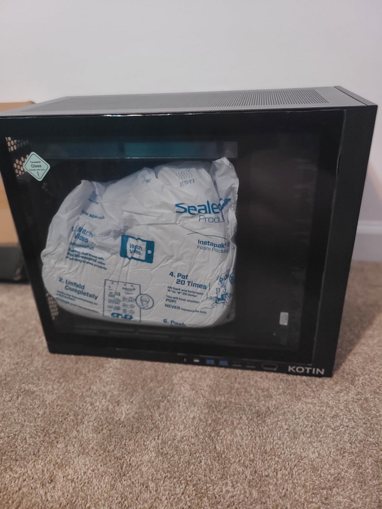 KOTIN Gaming PC Desktop, Ryzen 7 9800X3D, RTX 5070 12GB, 32GB DDR5, 1TB SSD customer photo 1
