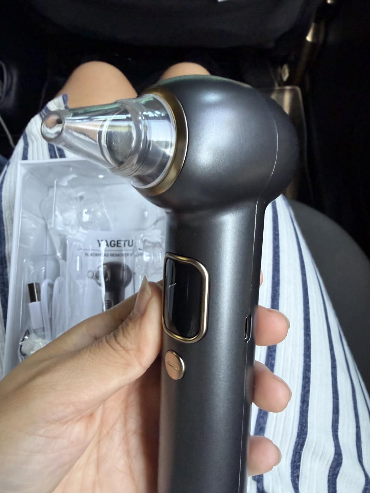 Heated Blackhead Remover Pore Vacuum with 5 Probes & 3 Suction Modes customer photo 1