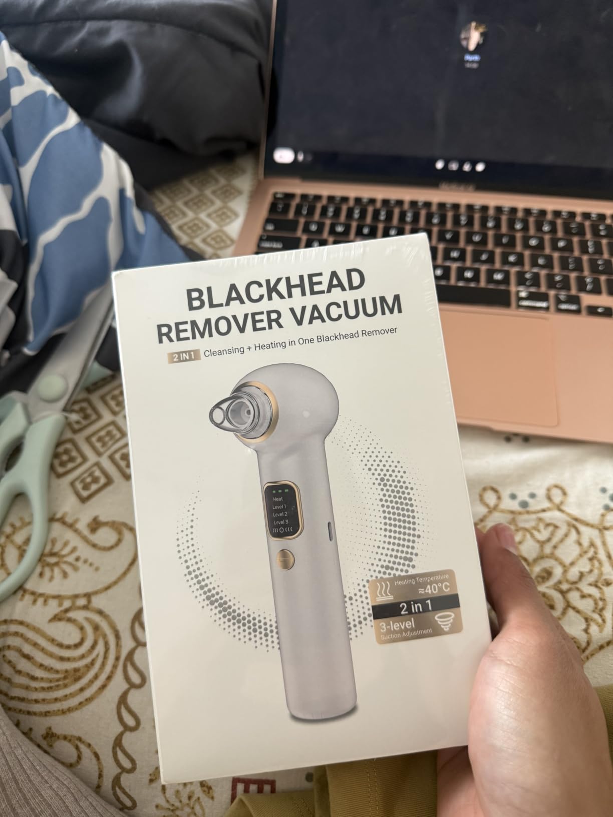 Heated Blackhead Remover Pore Vacuum with 5 Probes & 3 Suction Modes customer photo 2