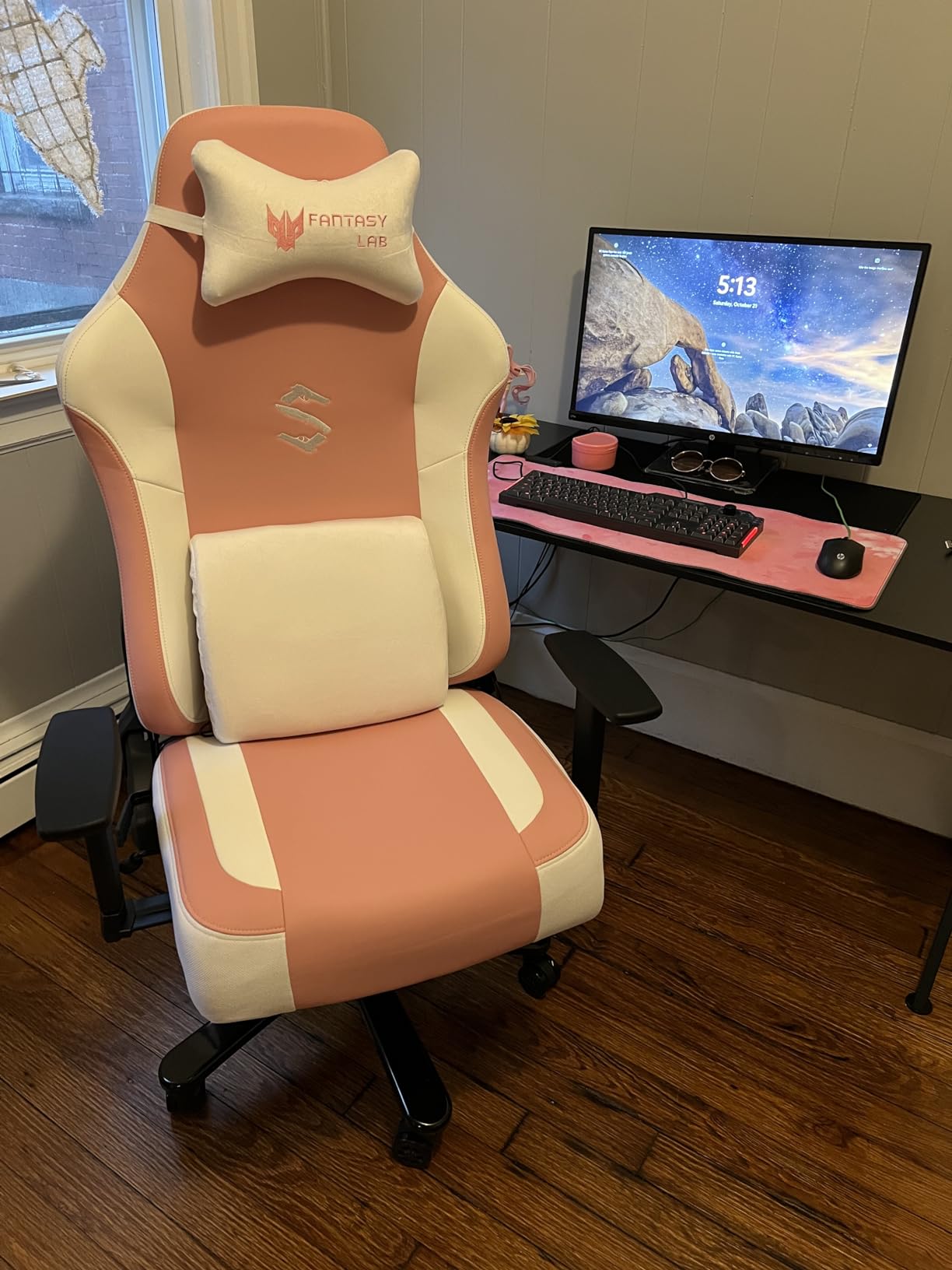 Big and Tall Gaming Chair 440LBS with Metal Base Memory Foam Lumbar 4D Adjustable Armrest Gaming Chair for Heavy People Ergonomic High-Back Computer Chair (Classic, Dark Grey) customer photo 1