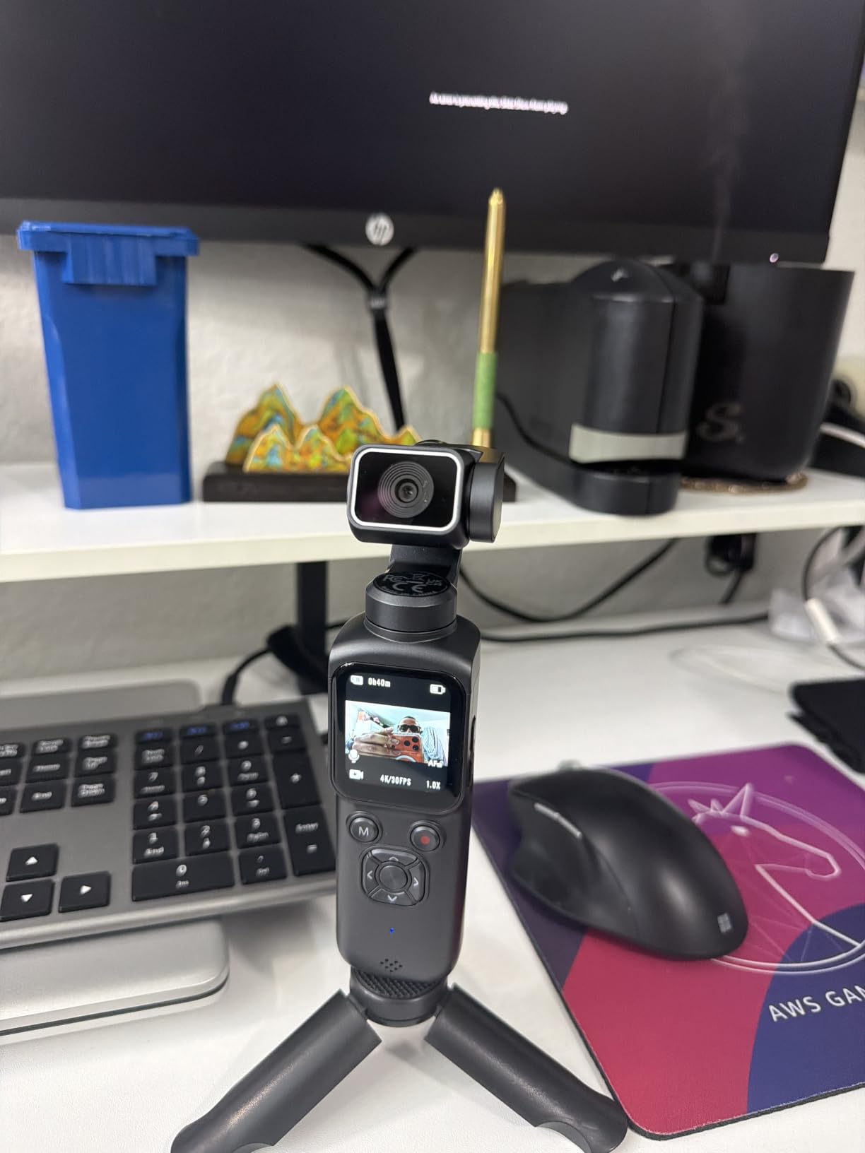 4K Vlogging Camera 330°Rotating Lens Digital Pocket Cameras for YouTube customer photo 1
