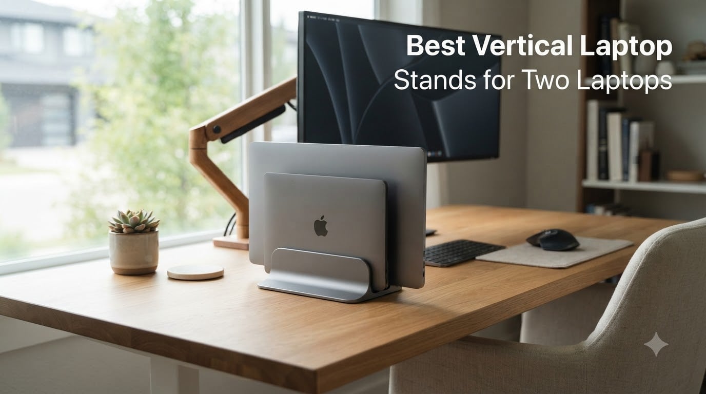 Best Vertical Laptop Stands for Two Laptops