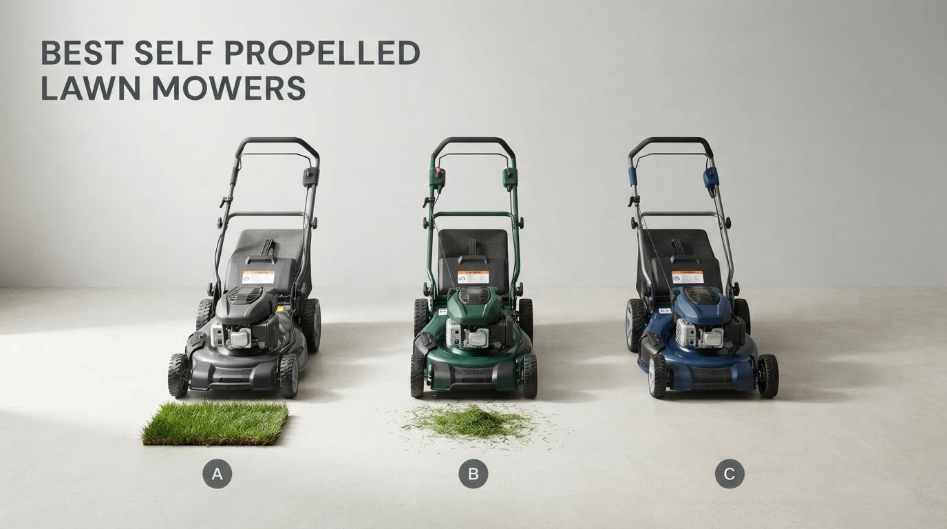 best self propelled lawn mowers