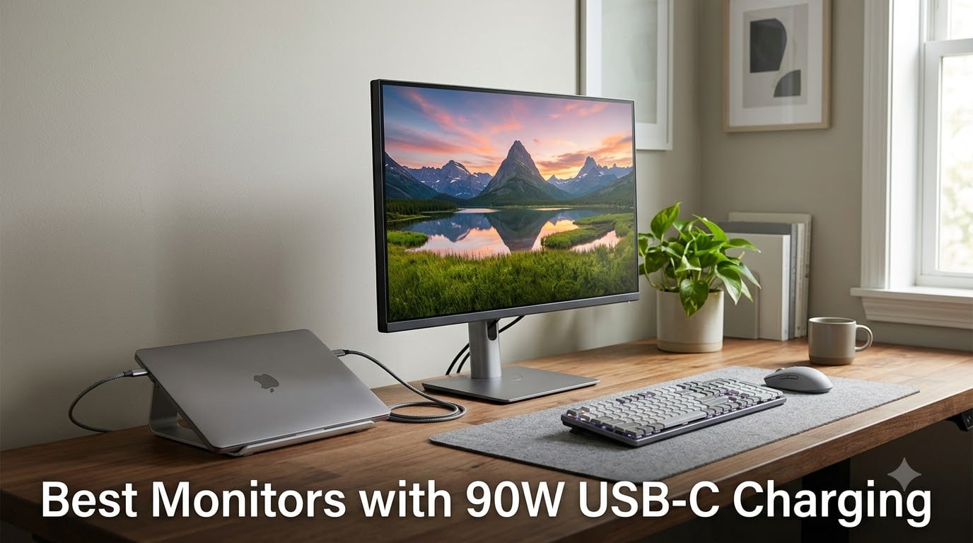 Best Monitors with 90W USB-C Charging