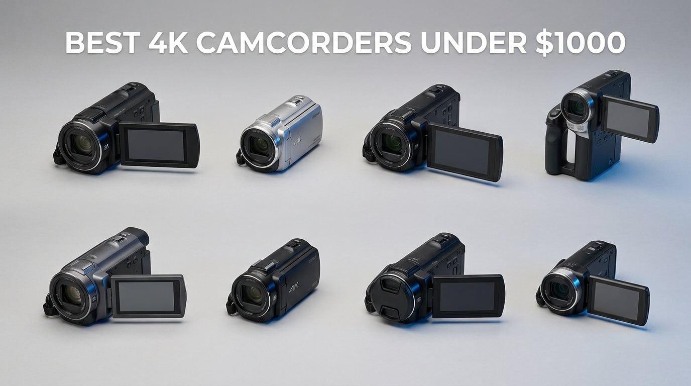 Best 4K Camcorders Under $1000