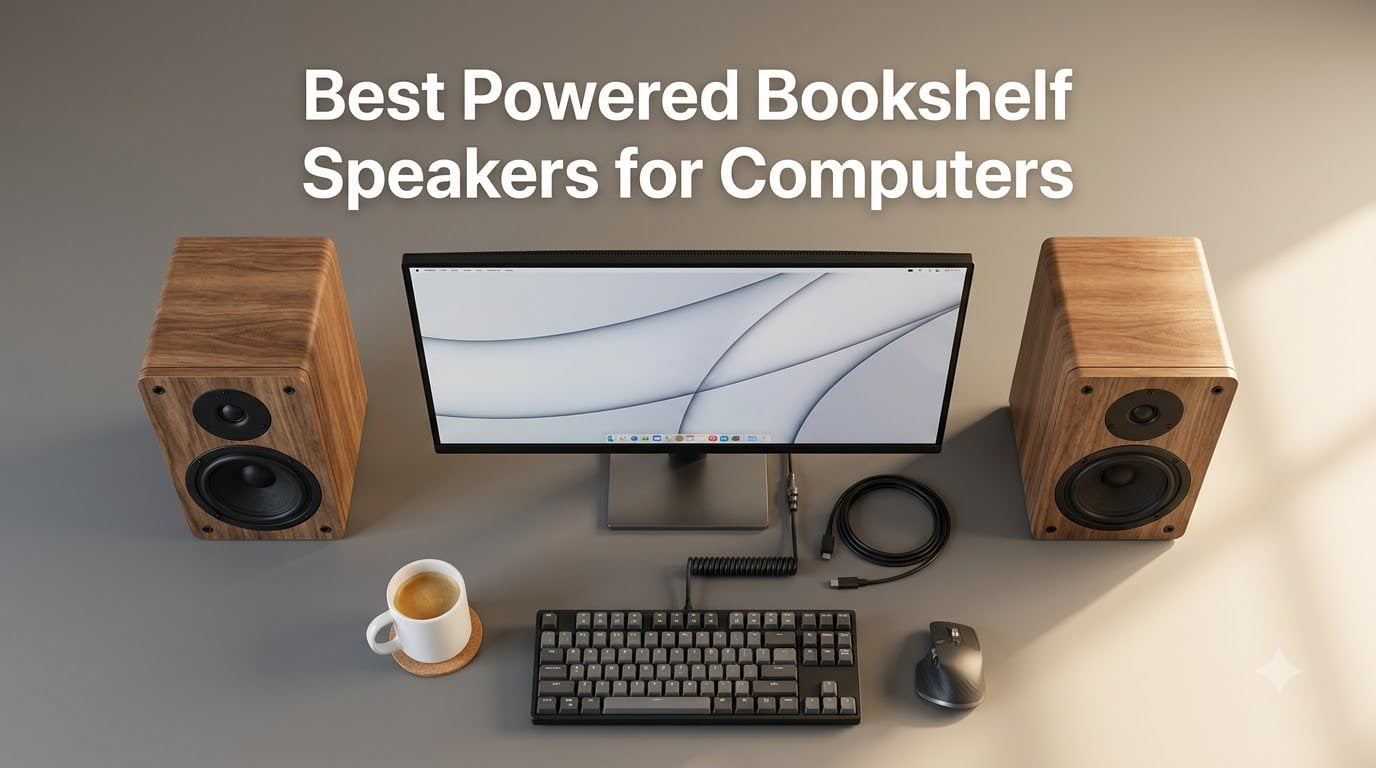 Best Powered Bookshelf Speakers for Computers
