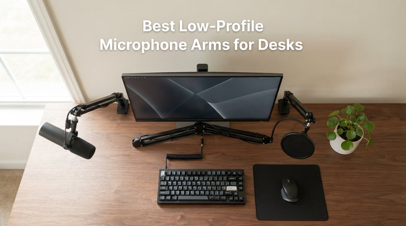 Best Low-Profile Microphone Arms for Desks