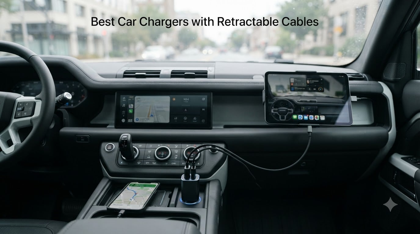 Best Car Chargers with Retractable Cables