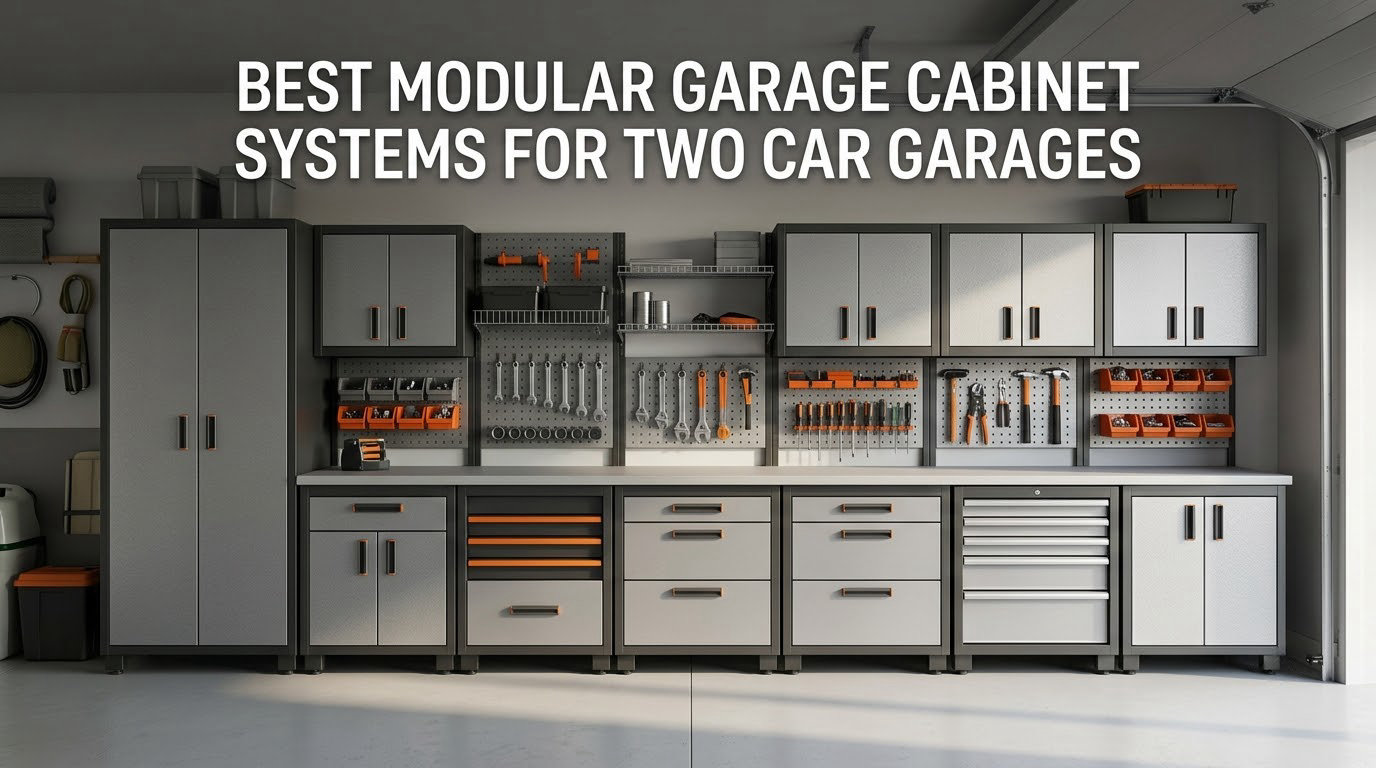 best modular garage cabinet systems for two car garages